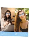 Healifty 4 Paires Des Lunettes De Soleil Lunettes Sans Monture Lunettes De Soleil Surdimensionnées Lunettes De Soleil Tendanc