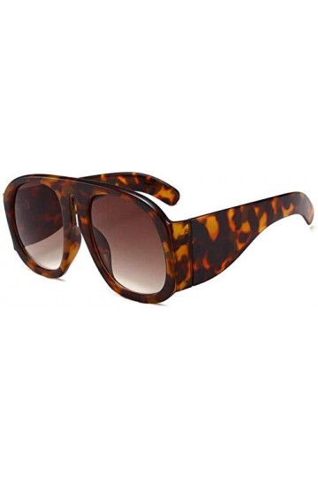 ZYIZEE Lunettes de Soleil Lunettes de Soleil pour Femmes Lunettes de Conduite HD Lens Oversized Ladies Shades Large Round-C3_