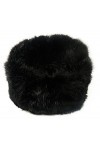 CUCUBA Unisex Chapeau Ushanka Original Russia Bonnet Fourrure De Lapin Couleur Noir Taille: 61 Size XL 