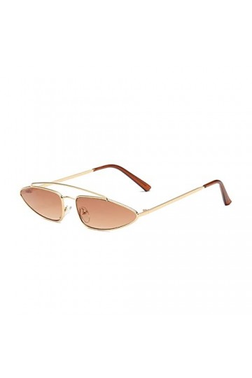 Femmes Hommes Lunettes de soleil à petite monture Cat Eye Cool Lunettes de soleil Rouge Rose,6,Taille unique