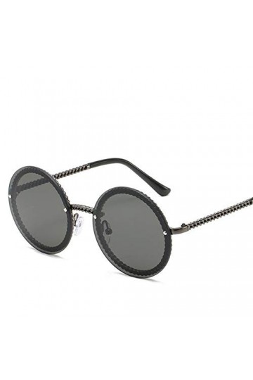 ANICHE Lunettes de soleil pour femmes, lunettes de soleil populaires en Europe Lunettes de soleil rondes Femmes Luxe sans mon