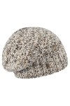 McBURN Bonnet Alaseja en Tricot Femme - Made in Italy béanie Beanie de Ski Oversize, Oversize Automne-Hiver - Taille Unique B