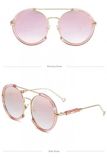 NIUASH Lunettes de Soleil polarisées Femmes Lunettes de Soleil Lunettes surdimensionnées rétro Lunettes de Soleil Cadre en mé