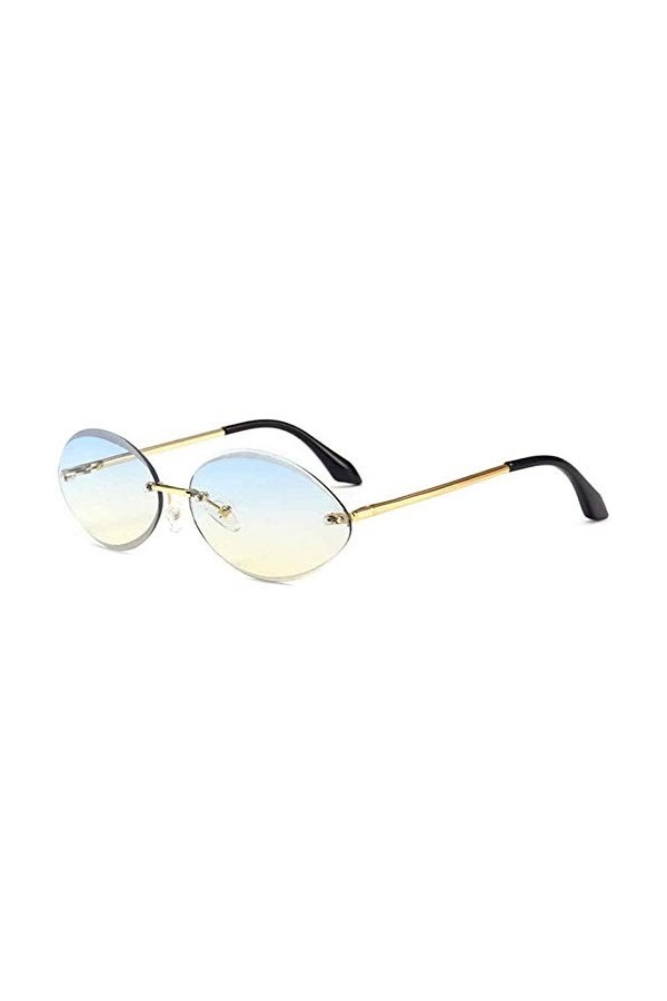 NIUASH Lunettes de Soleil polarisées Petites Lunettes de Soleil ovales Femmes Vintage Dames Lunettes de Soleil rétro Lunettes