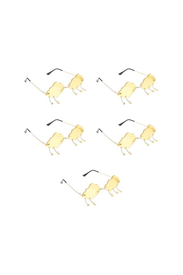 Didiseaon 5 Pièces Des Lunettes De Soleil Verres Goutte De Pluie Lunettes De Soleil Pour Femmes Lunettes De Soleil Tendance P