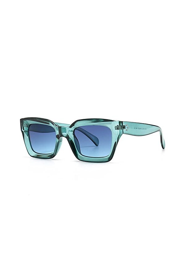 Mode Cat Eye Lunettes De Soleil Femmes Designer Rétro Carré Bleu Violet Lunettes Femme Ongles Lunettes De Soleil Nuances UV40