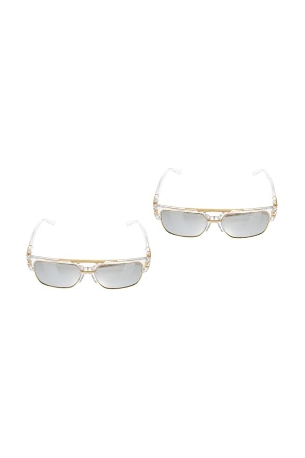 TENDYCOCO 2Pcs Lunettes De Soleil Pour Hommes Lunettes Polarisées Lunettes De Soleil Surdimensionnées Pour Femmes Lunettes De