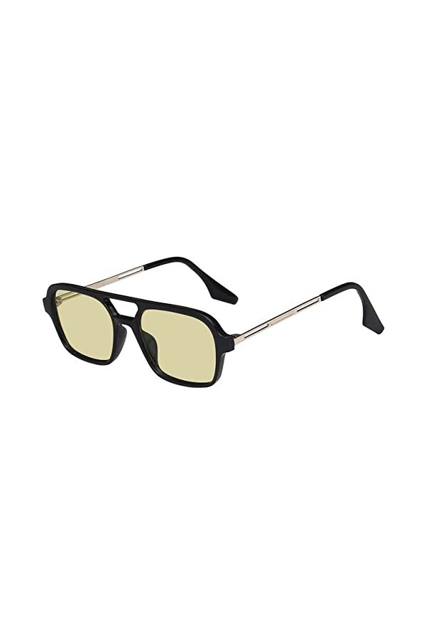 Rétro Double Ponts Femmes Lunettes De Soleil Mode Rose Dégradé Lunettes Tendance Creux Léopard Bleu Lunettes De Soleil Hommes
