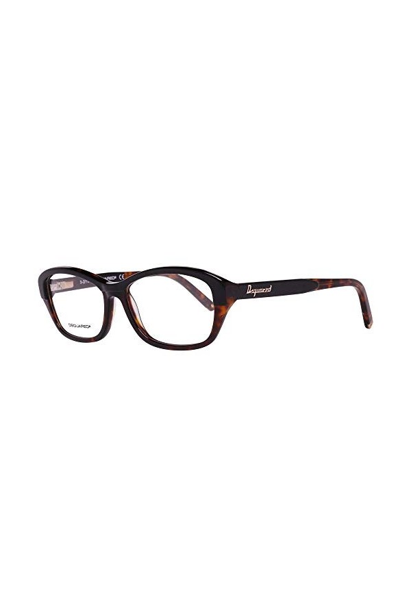 Dsquared2 D Squared Brillengestelle DQ5117 056-54-16-140 Lunettes de Soleil, Marron Braun , 54.0 Femme
