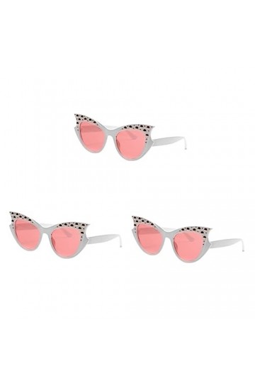 ABOOFAN 3Pcs Femmes Plage Lunettes De Soleil Femmes Lunettes De Soleil À La Mode De Luxe Mode Lunettes De Soleil Mode Ronde L