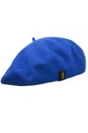 Bonnet Basque Femme | 100% Laine | Patrizia Beret | Made in Italy, bleu clair, Taille Unique