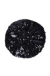 ILUFAM Béret à paillettes scintillantes pour femme - Bonnet pour soirée dansante - Rouge