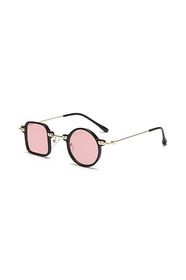 HCHES Lunettes de soleil pour femmes carré rond lunettes de soleil personnalité irrégulière lunettes de soleil rétro hommes U