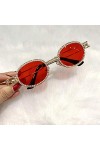 Mode Blu-Ray Pretection Rétro Lunettes De Soleil Rondes Femmes Vintage Steampunk Lunettes De Soleil pour Hommes Lentille Clai