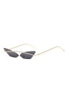 HCHES Lunettes de Soleil sans Monture Oeil de Chat Rétro Vintage Lunettes de Soleil Femmes Miroir Lunettes Femme UV400,1,Tail