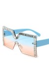 EkeNoz Lunettes de soleil à grand cadre for femmes, couleur, vacances en plein air, plage, Photo, Shopping, pare-soleil, cade