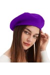 FLOBBS - Bonnet béret pour femme - 100&nbsp;% laine - Taille unique, Rouille.