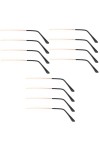 UKCOCO 6 Paires Jambes De Lunettes Kit De Réparation De Lunettes De Soleil Remplacement du Bras De Lunettes Bras De Lunettes 