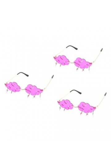 ifundom 3Pcs Pas De Lunettes De Soleil Lunettes De Soleil Claires Pour Femmes Lunettes Claires Pour Lunettes De Soleil Sans M