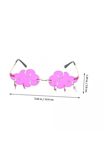 ifundom 3Pcs Pas De Lunettes De Soleil Lunettes De Soleil Claires Pour Femmes Lunettes Claires Pour Lunettes De Soleil Sans M
