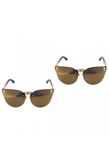 GALPADA 2 Pièces Lunettes De Soleil Lunettes De Mode Pour Femmes Armature En Métal Lunettes Polarisantes Espejuelos Para Muje