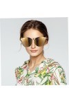 GALPADA 2 Pièces Lunettes De Soleil Lunettes De Mode Pour Femmes Armature En Métal Lunettes Polarisantes Espejuelos Para Muje