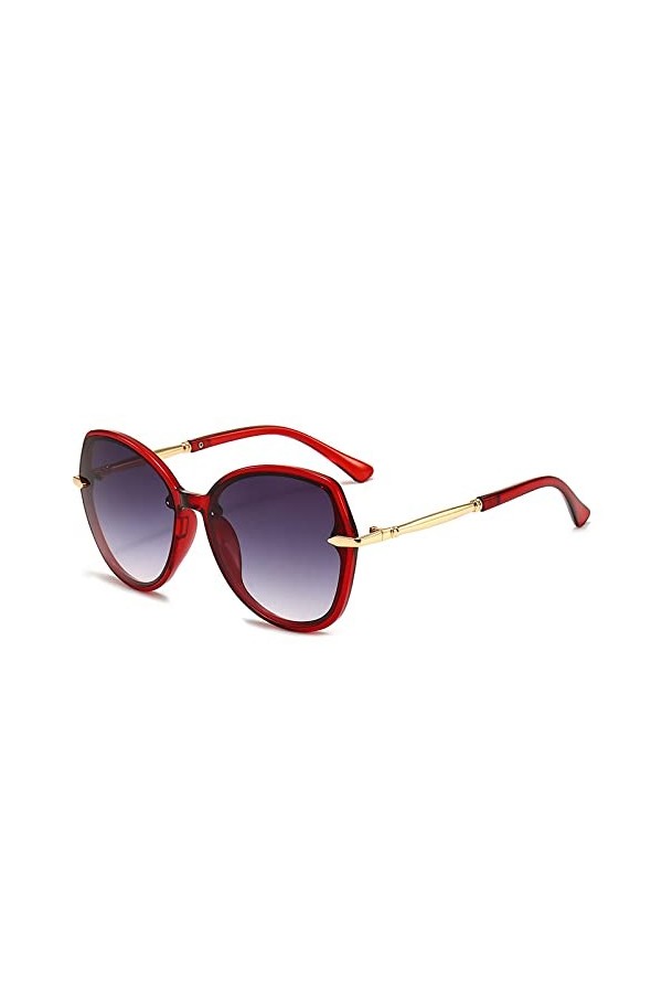 Lunettes De Soleil Pour Femmes Lunettes De Soleil Pour Femmes Lunettes De Soleil All-Match En Métal Grand Cadre Lunettes De S