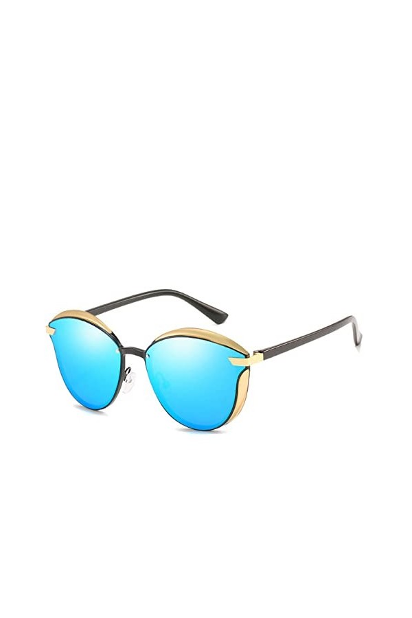 Femmes lunettes de soleil polarisées luxe mode dames Vintage marque concepteur femme lunettes de soleil, 01 noir, noir, comme