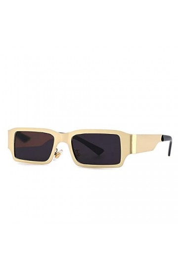 Lunettes De Soleil Pour Femmes Lunettes De Soleil Carrées En Métal À Petit Cadre Lunettes De Soleil De Style Punk Pour Hommes