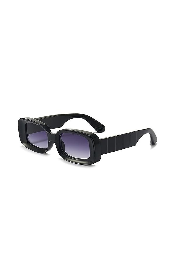 Lunettes De Soleil Carrées À La Mode pour Hommes Et Femmes, Lunettes De Soleil UV400 Portables pour Lextérieur, Cadeau Colo