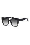 HCHES Lunettes de soleil yeux de chat surdimensionnées femmes luxe mode grand cadre carré lunettes de soleil pour hommes rétr