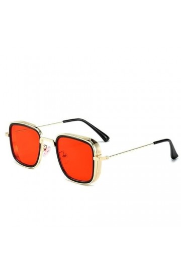 SUYGGCK Lunettes de Soleil Polarisées Lunettes De Soleil Métalliques Men De Lunettes De Soleil Rétro Squêtes De Soleil pour F