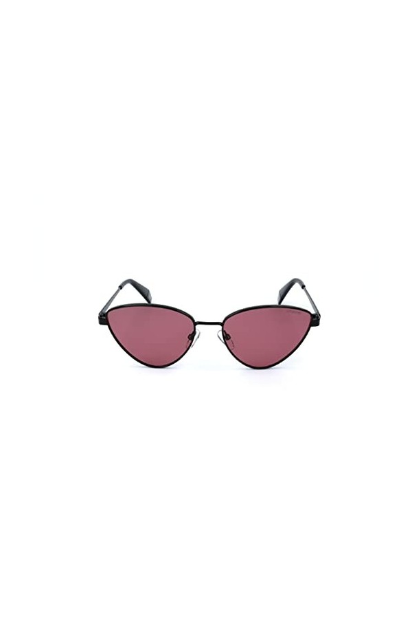 Polaroid PLD 6071/Sx Lunettes de Soleil Femme, Noir/Rose, 56/17/140