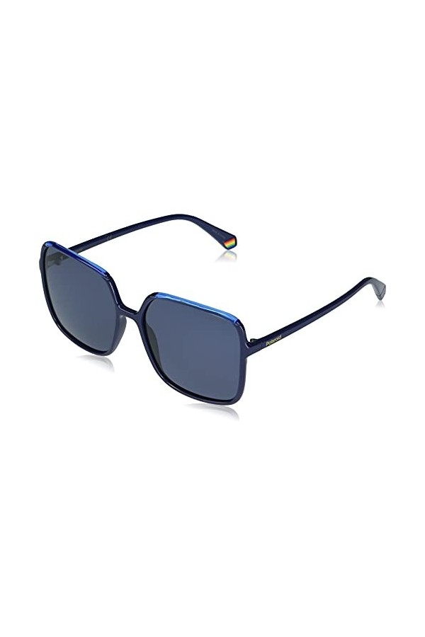 Polaroid PLD 6128/S Sunglasses, PJP/C3 Blue, 59 Womens