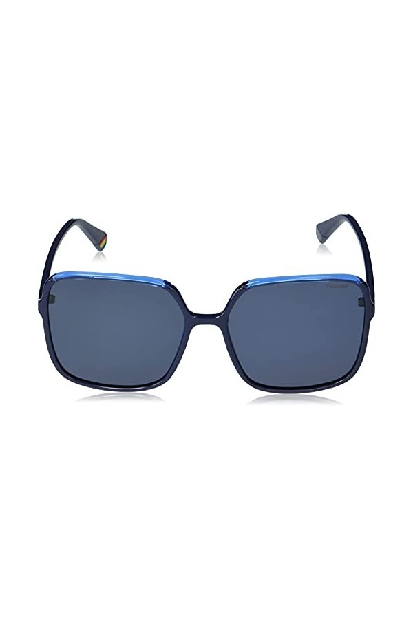 Polaroid PLD 6128/S Sunglasses, PJP/C3 Blue, 59 Womens