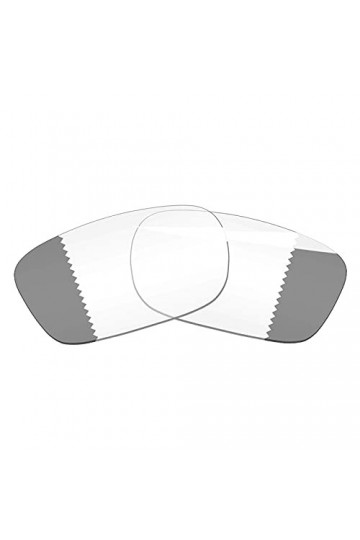 BlazerBuck Verres de rechange en polycarbonate pour lunettes de soleil Bose Tenor - Noir transparent photochrome