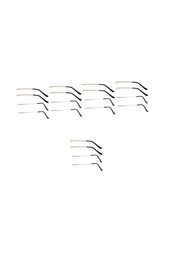 iplusmile 10 Paires Jambes De Lunettes Pattes De Rechange Pour Lunettes Jambe De Lunettes Réparation De Lunettes Remplacement