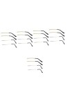 iplusmile 10 Paires Jambes De Lunettes Pattes De Rechange Pour Lunettes Jambe De Lunettes Réparation De Lunettes Remplacement