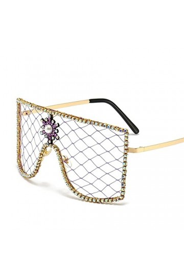 EkeNoz Lunettes de Soleil for Femmes, fête, Bal, Tournage, Vacances en Plein air, Plage Color : D, Size : 1 