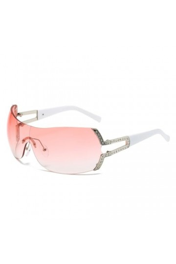 Lunettes de Soleil Punk enveloppantes Lunettes de Soleil Femmes Hommes Lunettes de Soleil à lentilles Une pièce, C4, Taille U