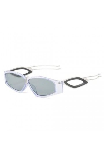 MUTYNE Rétro Punk irrégulier œil de chat femmes lunettes de soleil mode unique métal jambes creuses nuances UV400 hommes tend