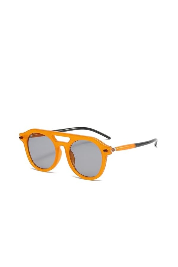 MUTYNE Lunettes de Soleil Rétro pour Hommes Lunettes de Soleil Ovales de Luxe Femmes Lunettes de Mode à la Mode, G04, Taille 