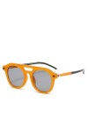 MUTYNE Lunettes de Soleil Rétro pour Hommes Lunettes de Soleil Ovales de Luxe Femmes Lunettes de Mode à la Mode, G04, Taille 