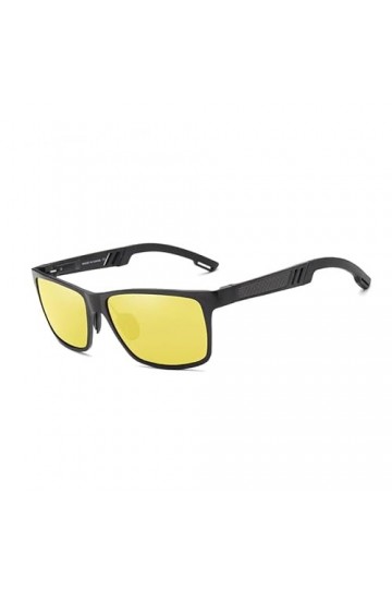 KINGSEVEN Hommes Lunettes de soleil polarisées Aluminium Magnésium Lunettes de soleil Conduite Verres Rectangle Shades pour H