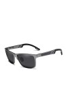 KINGSEVEN Hommes Lunettes de soleil polarisées Aluminium Magnésium Lunettes de soleil Conduite Verres Rectangle Shades pour H