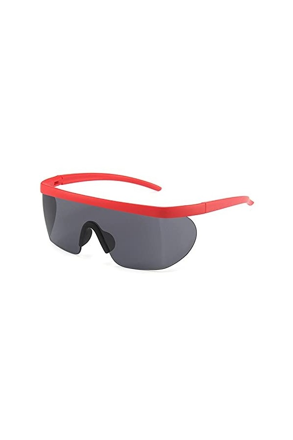 Fasion Sunglasses des Lunettes de Soleil Sport Lunettes De Soleil Surdimensionnées Femmes De Luxe Rétro Une Pièce Lunett