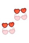 UPKOCH 4 Pièces Lunettes De Soleil Lunettes Accessoires Méchants Lunettes De Soleil Stupides Enfants Lunettes Drôles Lunettes