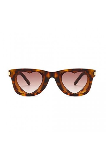 NIUASH Lunettes de Soleil polarisées Lunettes de Soleil carrées Heart Shades Vintage Oculos De Sol Feminino Femmes Lunettes d