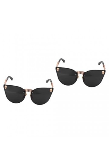 GALPADA 2 Pièces Lunettes De Soleil Lunettes De Mode Pour Femmes Espejuelos Para Mujer Lunettes Polarisantes Lunettes De Fête