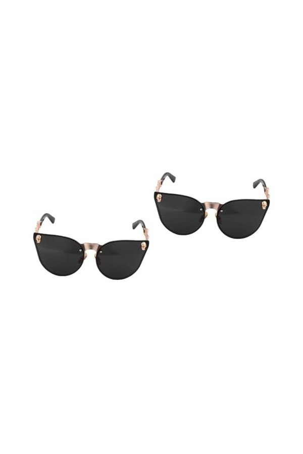 GALPADA 2 Pièces Lunettes De Soleil Lunettes De Mode Pour Femmes Espejuelos Para Mujer Lunettes Polarisantes Lunettes De Fête
